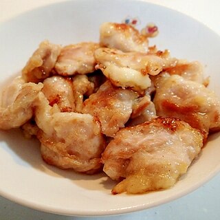 鶏ハラミの大蒜生姜焼き